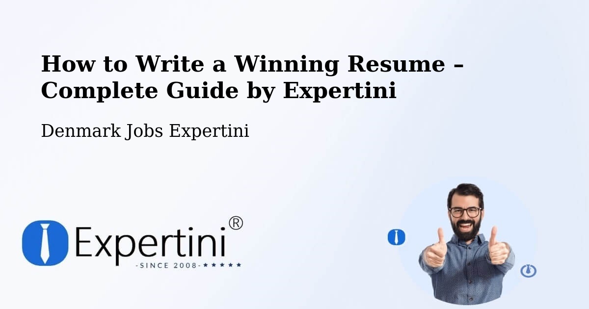 Resume Writing Guide for Job Seekers – Odder Kommune - Odder Kommune, Denmark Jobs Expertini